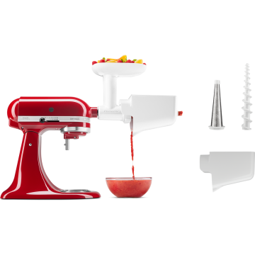 Набір із 2 насадок KitchenAid 5KSMFVSFGA (перетирання овочів і фруктів + м'ясорубка)