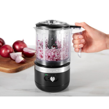 Кухонний мінікомбайн KitchenAid 5KFCB519EBM (акумуляторний)