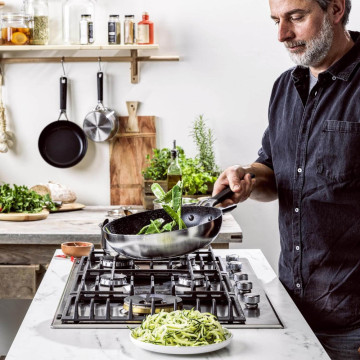 Вок 28 см KitchenAid Classic Stainless Steel (CC005705-001)