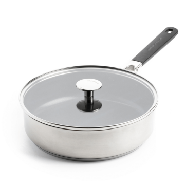 Сотейник з кришкою 26 см KitchenAid Classic Stainless Steel (CC005704-001)