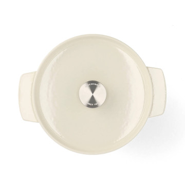 Каструля чавунна з кришкою 3,3л KitchenAid Cast Iron (CC006056-001)