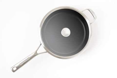 Сотейник з кришкою 28 см KitchenAid Forged Hardened Aluminium (CC005697-001)