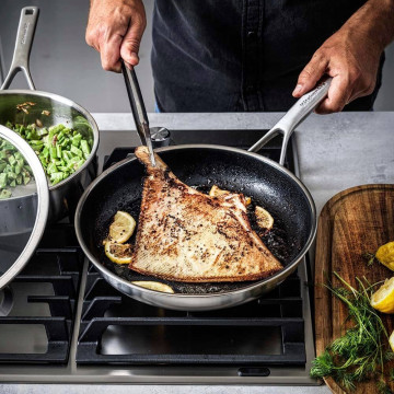 Набір сковорід 20+28 см KitchenAid Multiply Stainless Steel (CC006065-001)