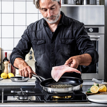 Набір сковорід 20+28 см KitchenAid Multiply Stainless Steel (CC006065-001)