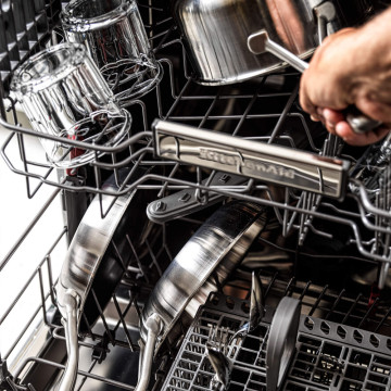 Набір сковорід 24+28 см KitchenAid Multiply Stainless Steel (CC006066-001)