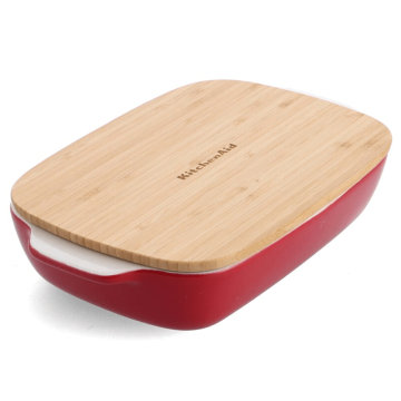 Форма для випікання з кришкою 1,9 л KitchenAid Stoneware (CC006106-001)