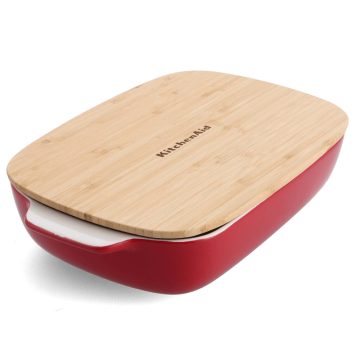 Форма для випікання з кришкою 3,8 л KitchenAid Stoneware (CC006108-001)