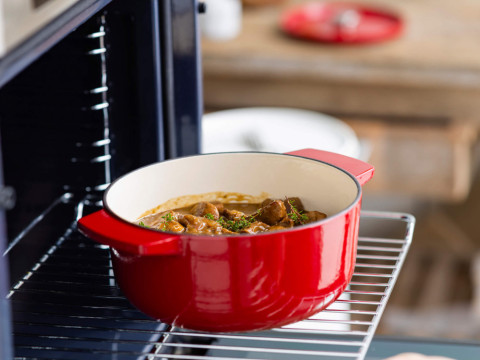 Каструля чавунна з кришкою 3,3 л KitchenAid Cast Iron (CC006057-001)