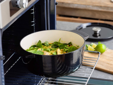 Каструля чавунна з кришкою 3,3 л KitchenAid Cast Iron (CC006058-001)