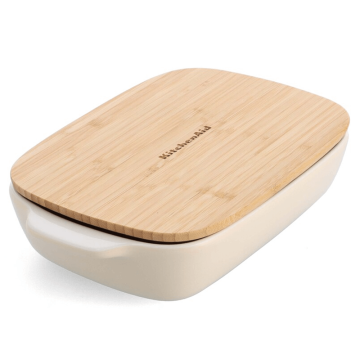 Форма для випікання з кришкою 1,9 л KitchenAid Stoneware (CC006107-001)