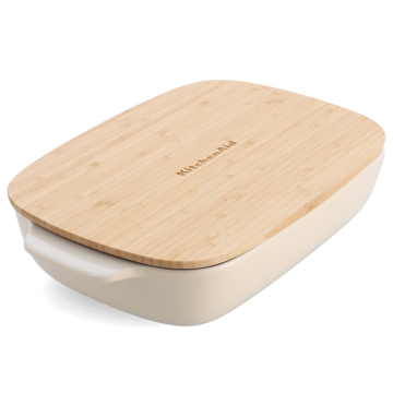 Форма для випікання з кришкою 3,8 л KitchenAid Stoneware (CC006109-001)