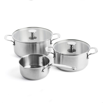 Набір посуду 16/20/24 см, 1,5/3,1/4,8 л KitchenAid Stainless Steel (CC005088-001)