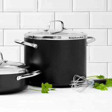 Каструля з кришкою 24 см, 8 л KitchenAid Aluline (CC001258-001)