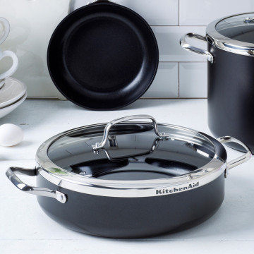 Сотейник з кришкою 28 см, 4,2л KitchenAid Aluline (CW001978-002)