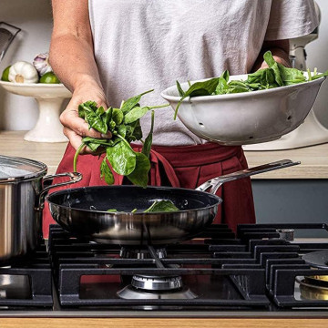 Набір посуду 16/18/20 см, 1,49/2,13/3,11 л, 20+28 см KitchenAid Stainless Steel Sheet (CC004221-001)