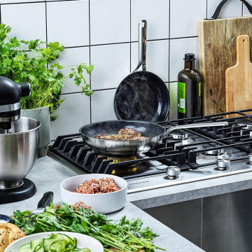 Набір посуду 16/18/20 см, 1,49/2,13/3,11 л, 20+28 см KitchenAid Stainless Steel Sheet (CC004221-001)