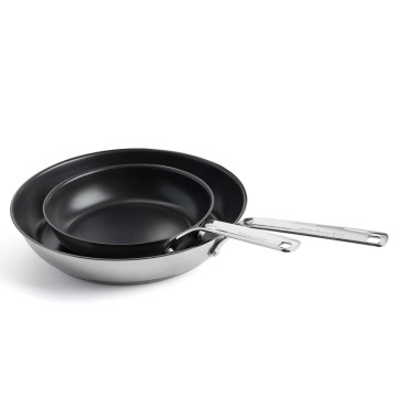 Набір посуду 16/18/20 см, 1,49/2,13/3,11 л, 20+28 см KitchenAid Stainless Steel Sheet (CC004221-001)