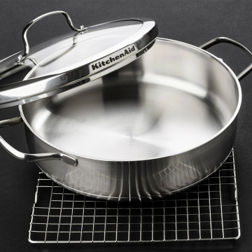 Сотейник з кришкою 26 см, 3,6л KitchenAid Proline (CC001886-001)