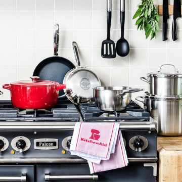 Набір кухонних рушників KitchenAid, 50х70 см/45х45 см, 3 шт (CC000007-001)