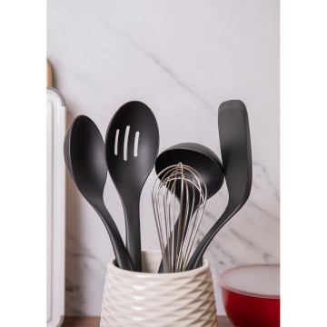 Набір кухонного приладдя з керамічною підставкою KitchenAid Classic, 6 предметів (KQG561BXOBE)