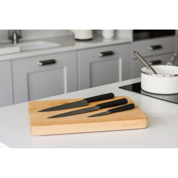 Набір ножів KitchenAid Classic з захисними чохлами для лез, 3 шт (KEG3PTHEOHOBA)