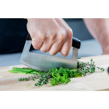 Ніж-меццалун KitchenAid Universal, з захисним чохлом на лезо, 15,2x2,4x11,6 см (KQG173OHOBE)