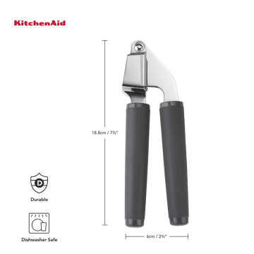 Прес для часнику KitchenAid Coreline, 19 см (KAS132OHCGG)
