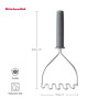 Прес для картоплі KitchenAid Coreline, 25,7 см, сірий (KAS008OHCGG), купити в Україні, найкраща ціна – KitchenAid - Фото 5