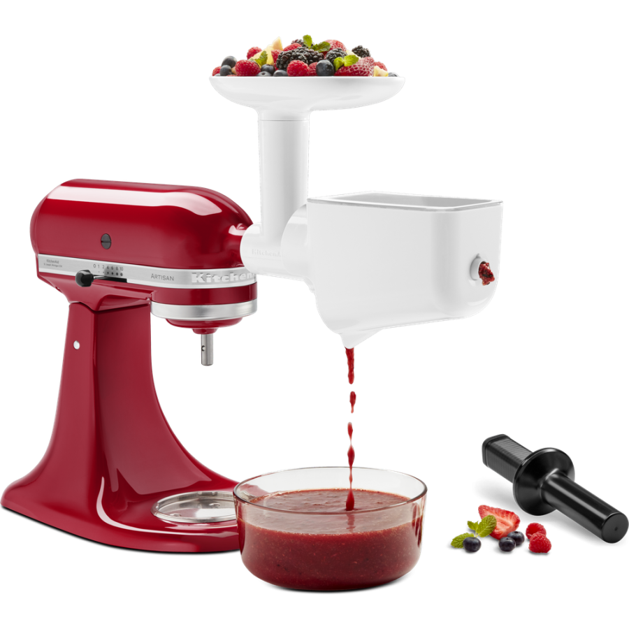 Набір із 2 насадок KitchenAid 5KSMFVSFGA (перетирання овочів і фруктів + м'ясорубка)