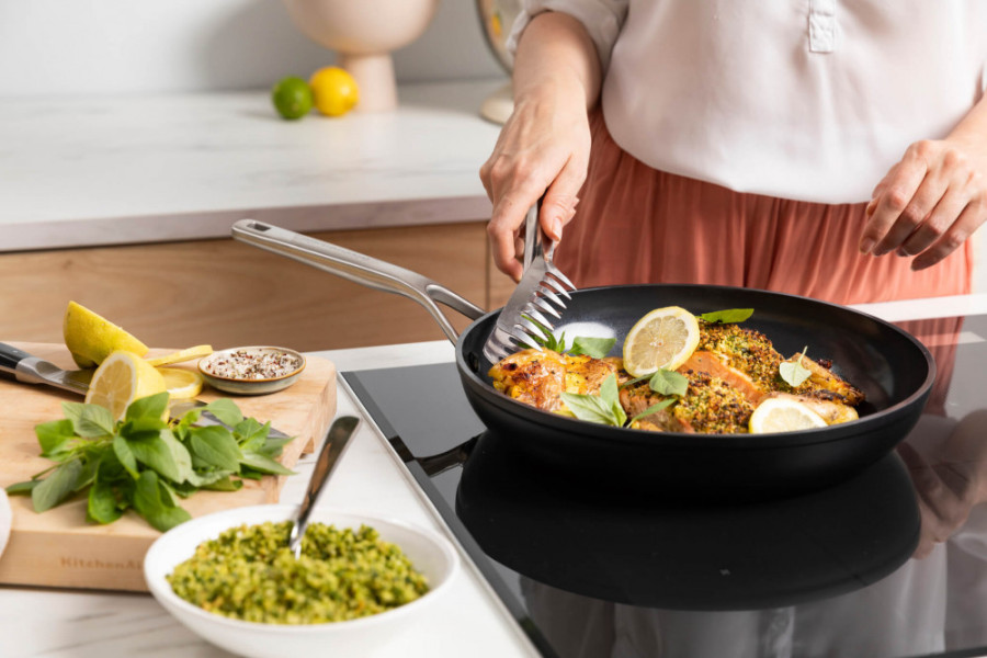 Сковорода 28 см KitchenAid Forged Hardened Aluminium (CC005694-001)