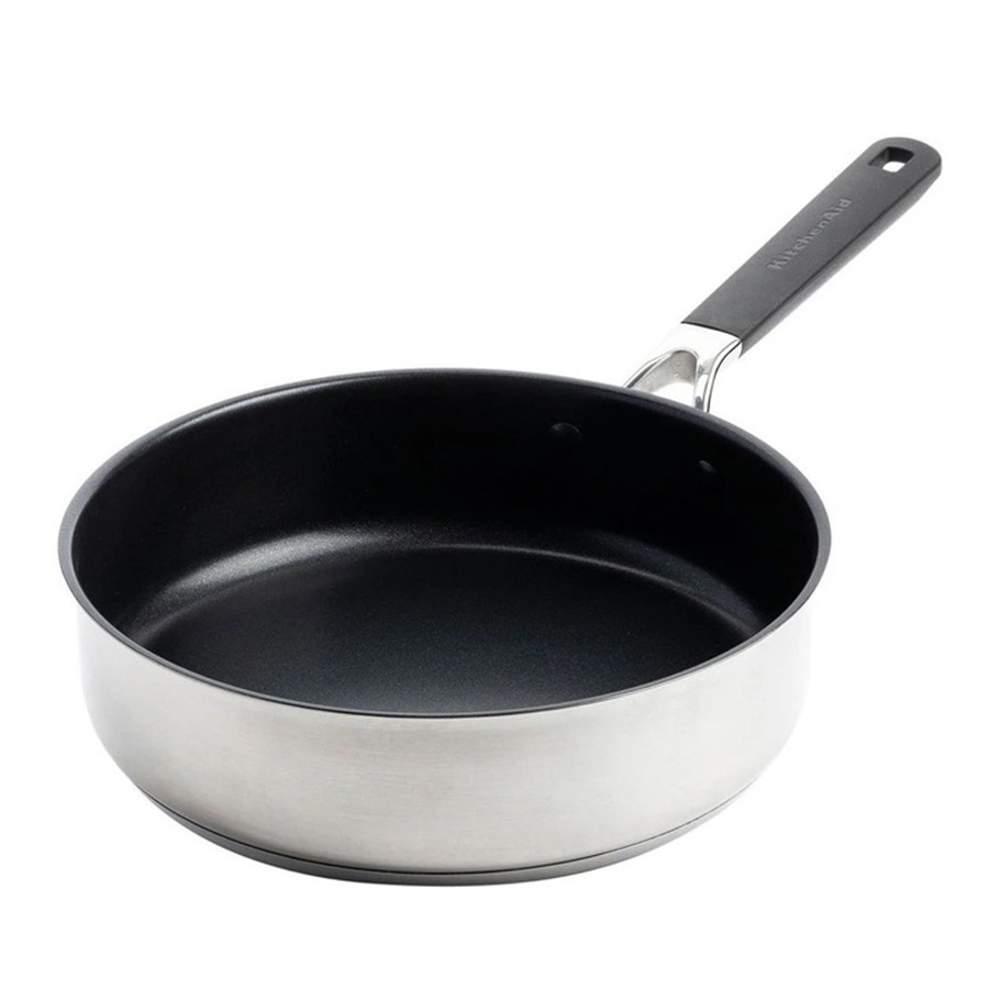 Сотейник з кришкою 26 см KitchenAid Classic Stainless Steel (CC004001-001)