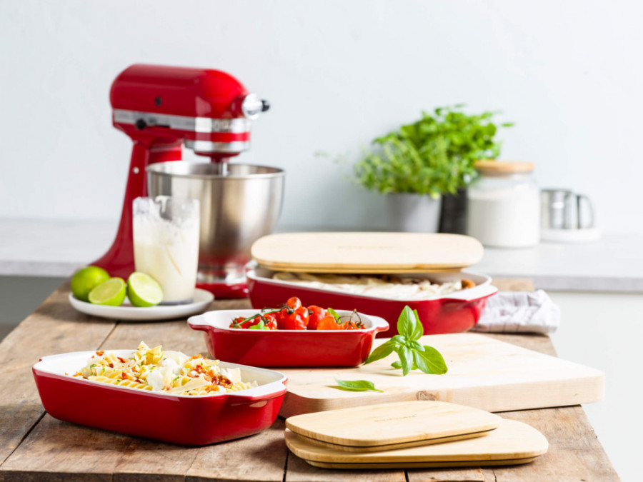 Форма для випікання з кришкою 0,9 л KitchenAid Stoneware (CC006104-001)