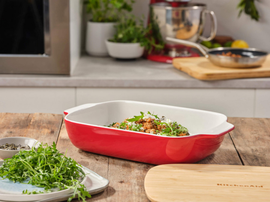 Форма для випікання з кришкою 3,8 л KitchenAid Stoneware (CC006108-001)