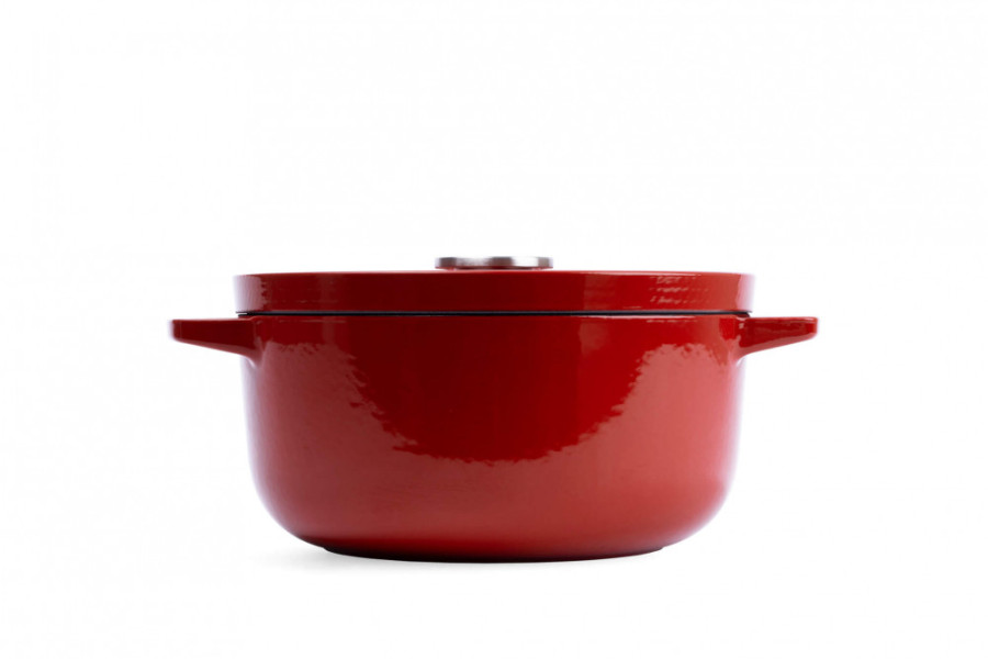 Каструля чавунна з кришкою 3,3 л KitchenAid Cast Iron (CC006057-001)
