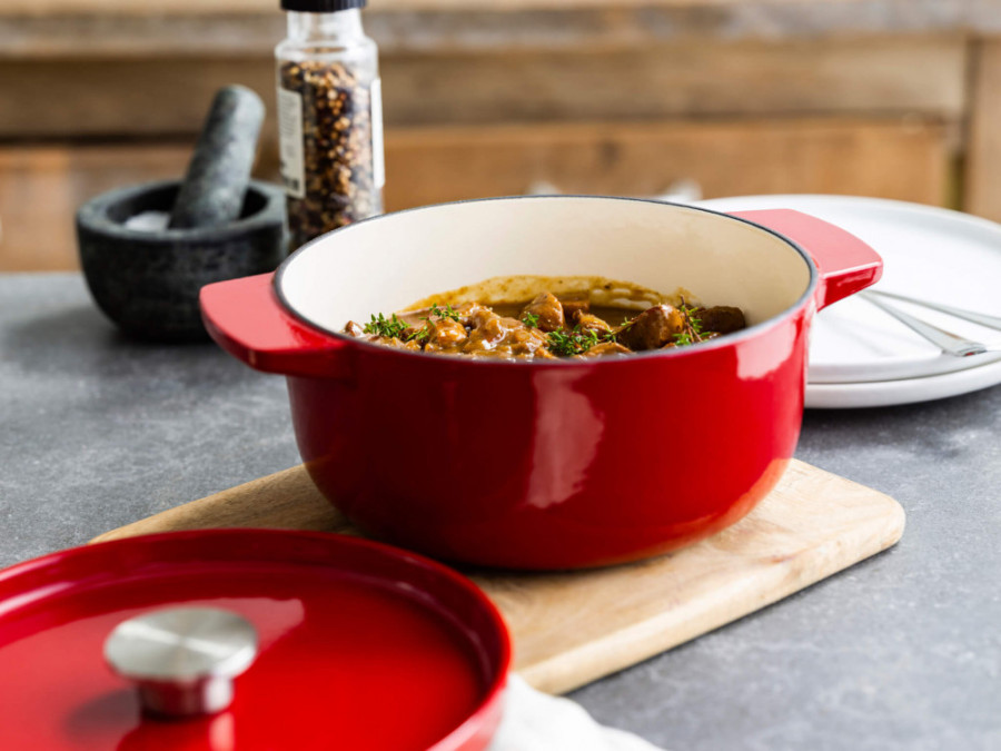 Каструля чавунна з кришкою 3,3 л KitchenAid Cast Iron (CC006057-001)