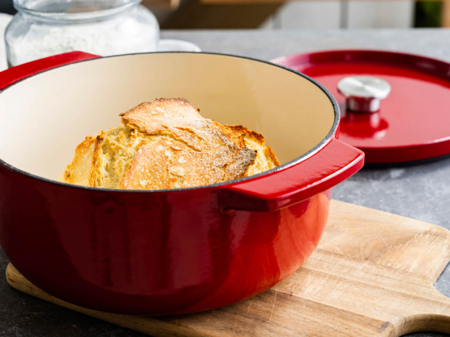 Каструля чавунна з кришкою 5,2 л KitchenAid Cast Iron (CC006060-001)