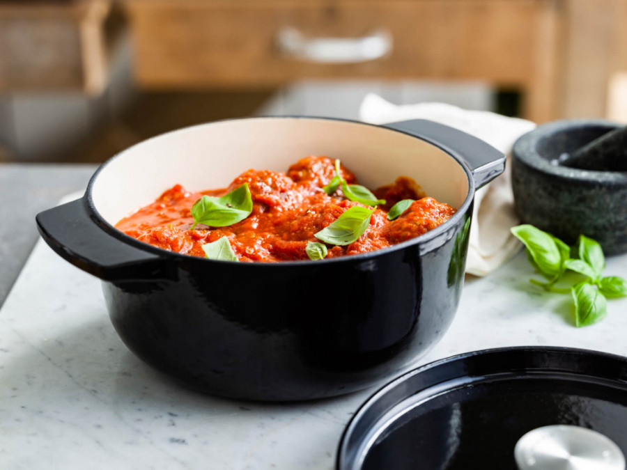 Каструля чавунна з кришкою 3,3 л KitchenAid Cast Iron (CC006058-001)