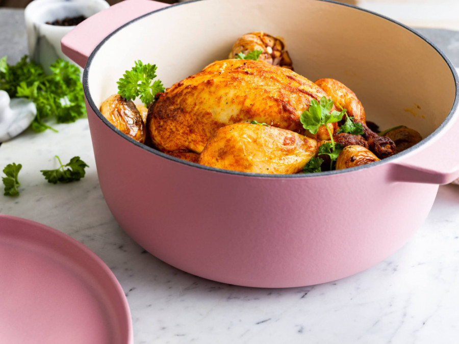 Каструля чавунна з кришкою 5,2 л KitchenAid Cast Iron (CC007431-001)