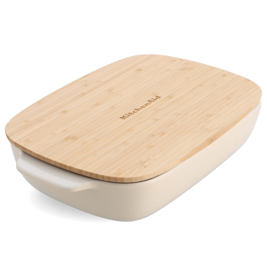 Форма для випікання з кришкою 3,8 л KitchenAid Stoneware (CC006109-001)