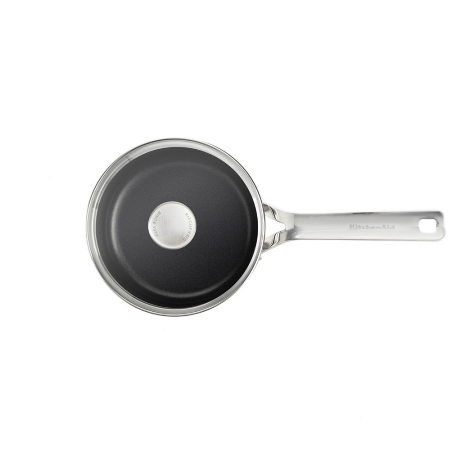 Набір ковшів з кришками 16/18/20 см, 1,5/2,1/3,1 л KitchenAid Stainless Steel Sheet (CC005740-001)