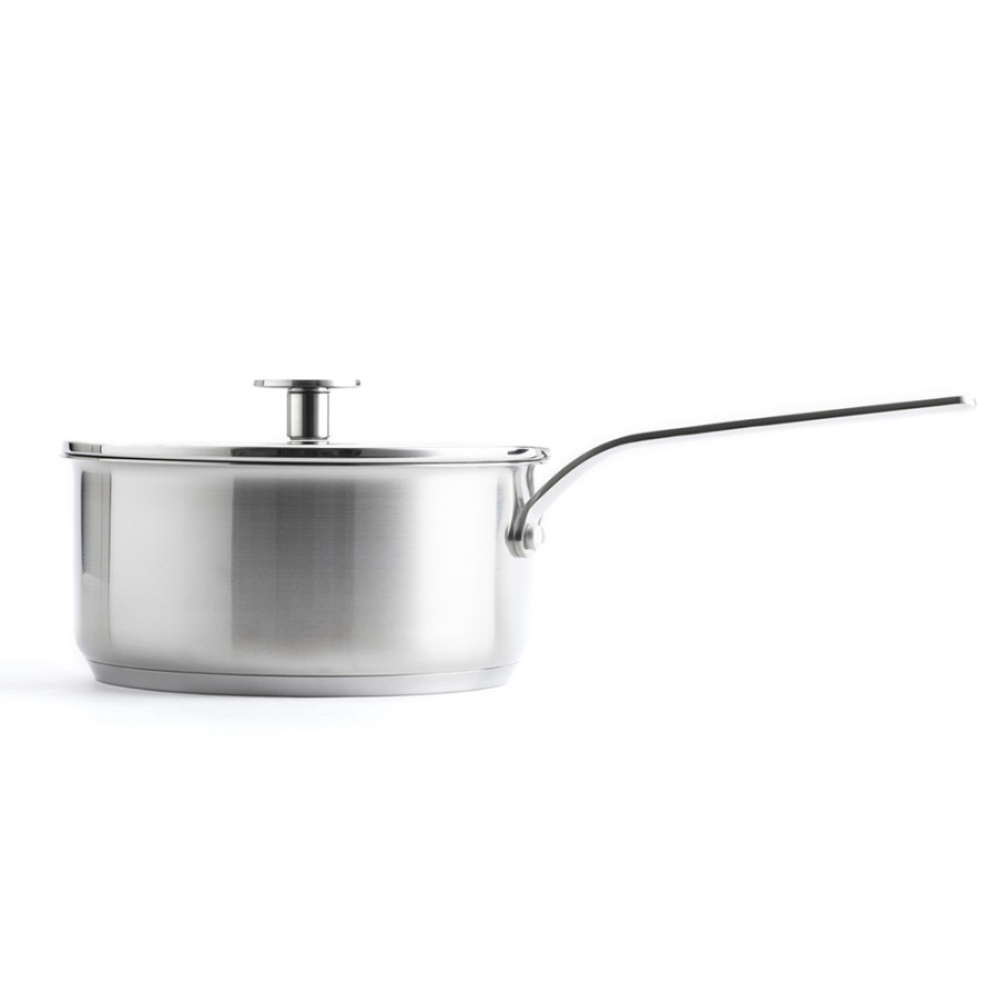 Набір ковшів з кришками 16/18/20 см, 1,5/2,1/3,1 л KitchenAid Stainless Steel Sheet (CC005740-001)