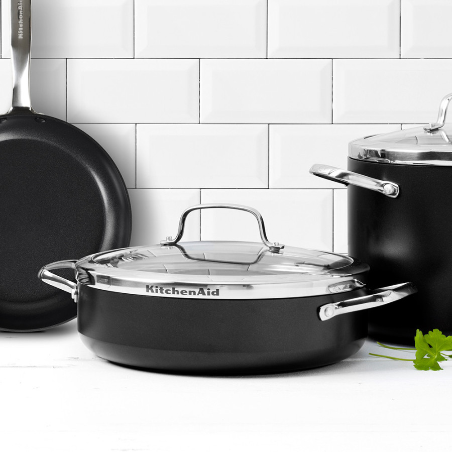 Сотейник з кришкою 28 см, 4,2л KitchenAid Aluline (CW001978-002)