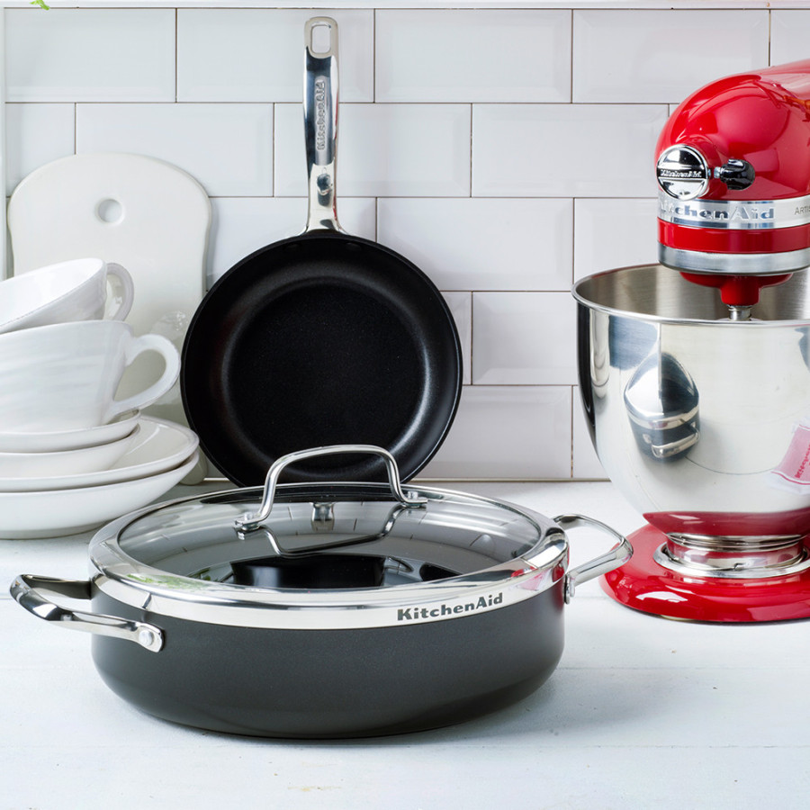 Сотейник з кришкою 28 см, 4,2л KitchenAid Aluline (CW001978-002)