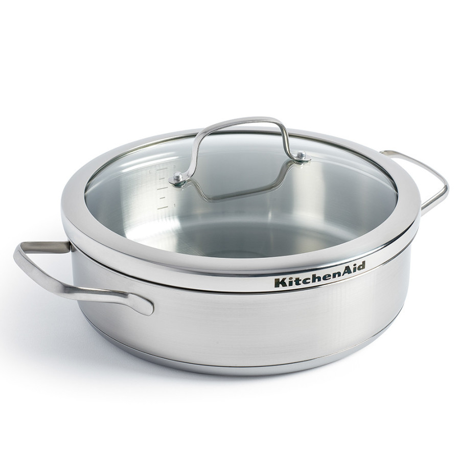 Сотейник з кришкою 26 см, 3,6л KitchenAid Proline (CC001886-001)