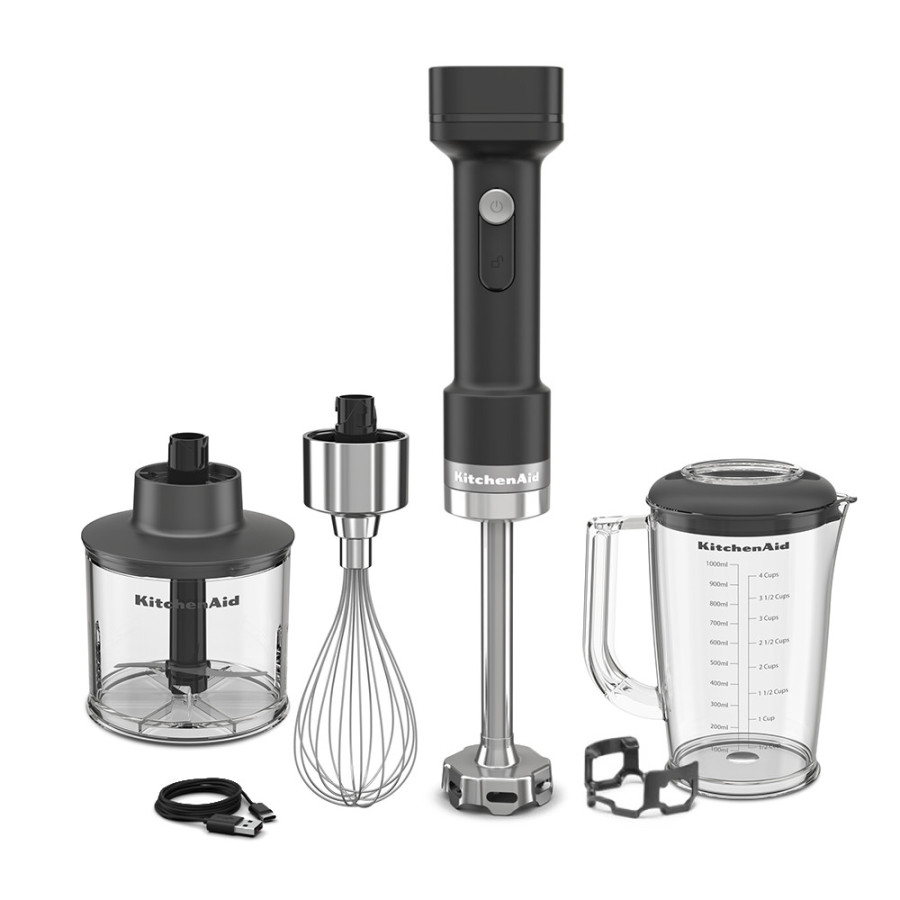 Ручний акумуляторний блендер KitchenAid Go 5KHBRV75BM 12V (з акумулятором)
