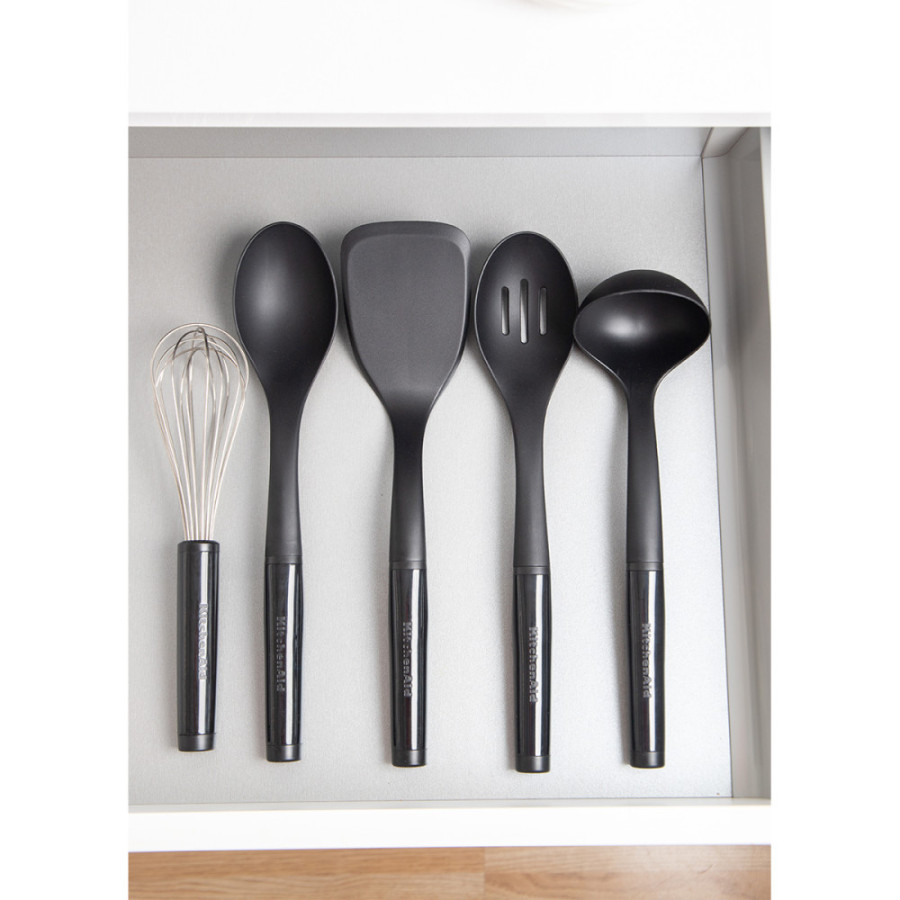 Набір кухонного приладдя з керамічною підставкою KitchenAid Classic, 6 предметів (KQG561BXOBE)