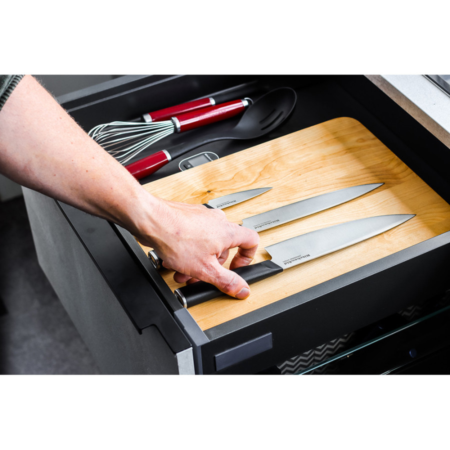 Набір ножів KitchenAid Classic з захисними чохлами для лез, 3 шт (KEG3PTHEOHOBA)