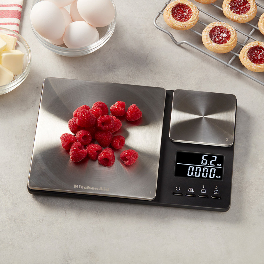 Ваги кухонні KitchenAid Measuring, з подвійною платформою (KQ909G)