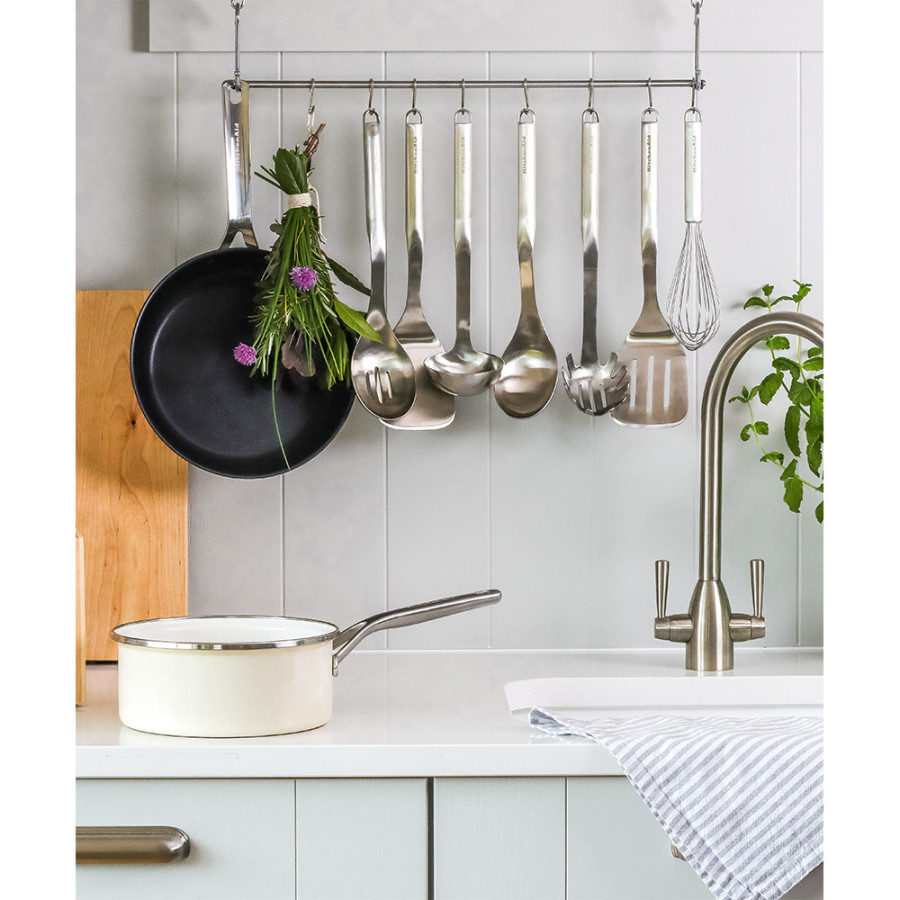 Лопатка кухонна з прорізами KitchenAid Premium, 34,6 см (KMG002OHSS)