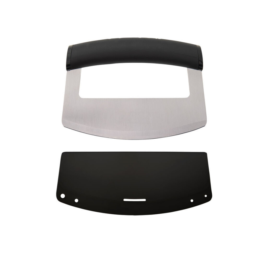 Ніж-меццалун KitchenAid Universal, з захисним чохлом на лезо, 15,2x2,4x11,6 см (KQG173OHOBE)